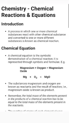 Chemistry Notes Offline android App screenshot 0